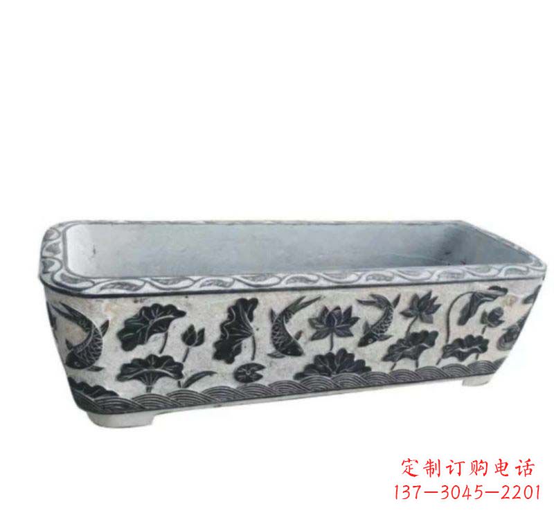 衢州精美水缸石雕