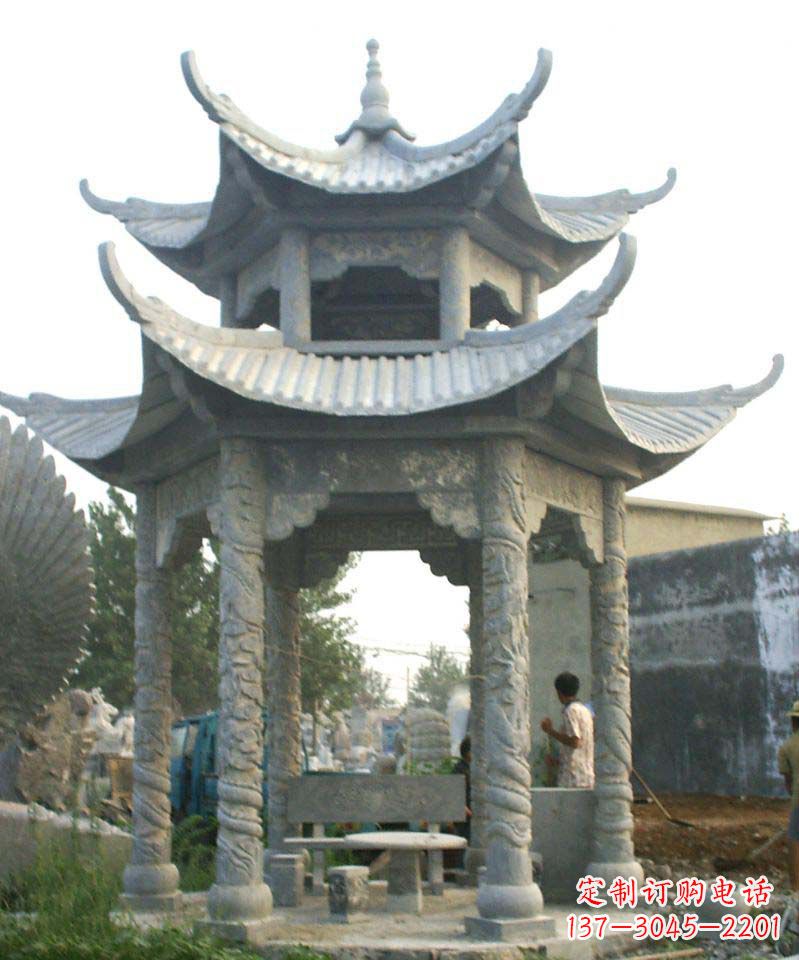 衢州仿古石凉亭石雕
