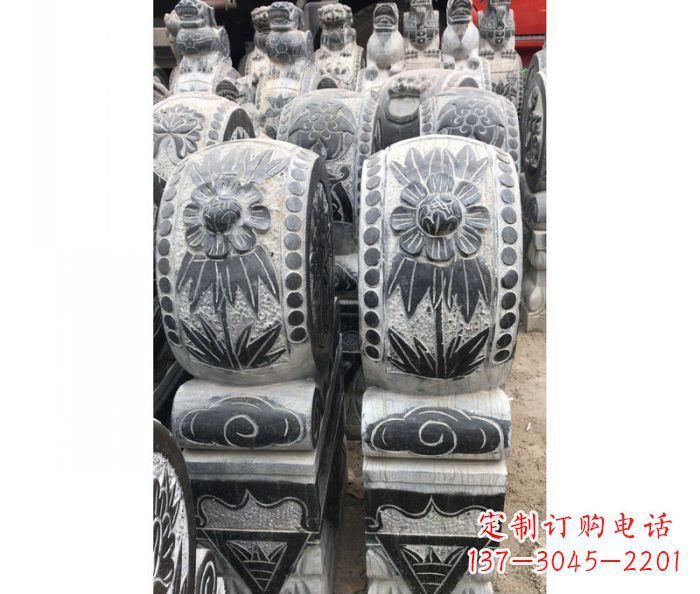 衢州仿古石门墩镇宅抱鼓石