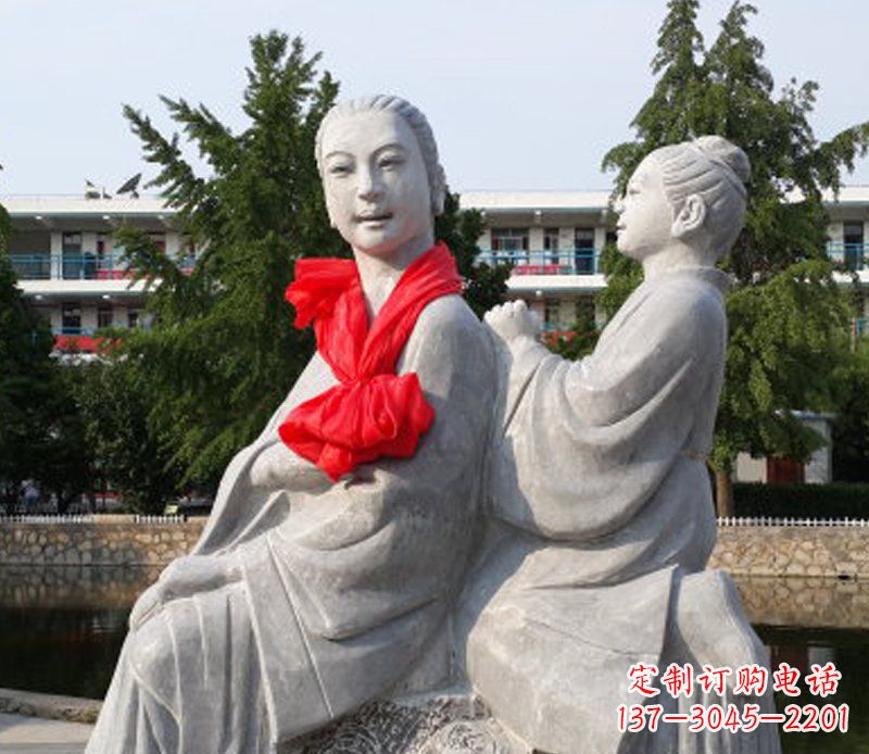 衢州爱与温柔——领雕”母亲”石雕景观装饰