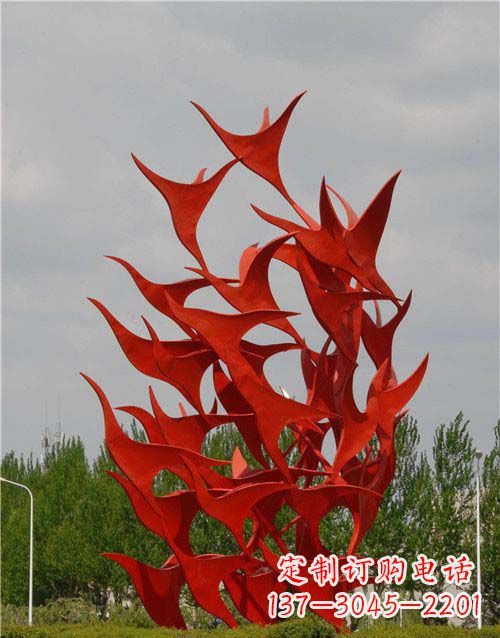 衢州不锈钢天鹅雕塑,唤醒公园景观