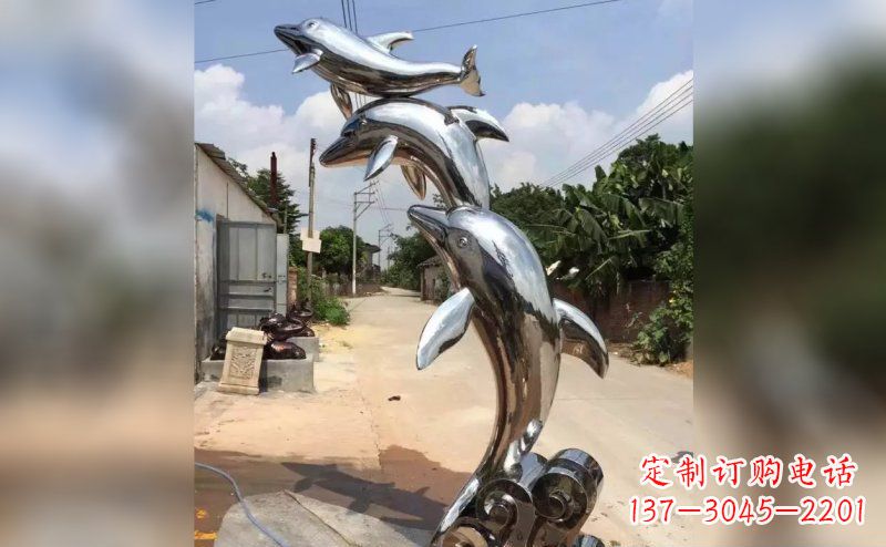 衢州产品名称优雅海豚雕塑