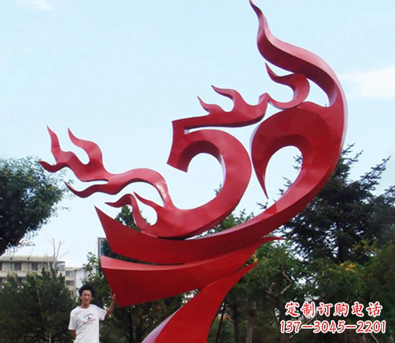 衢州梦幻飘带景观雕塑