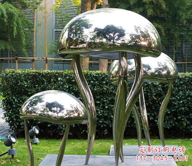 衢州艺术水母不锈钢雕塑