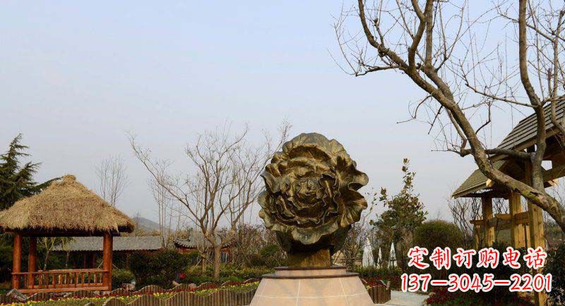 衢州公园大白菜景观铜雕