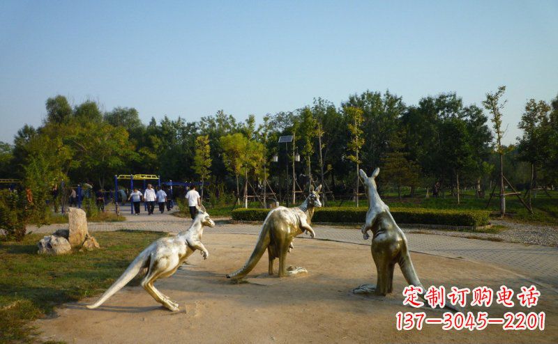 衢州高质量袋鼠铜雕