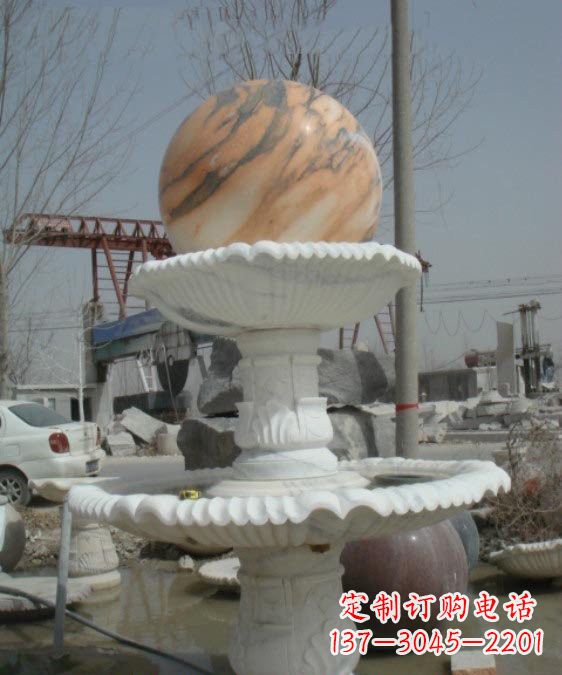 衢州公园风水球石雕