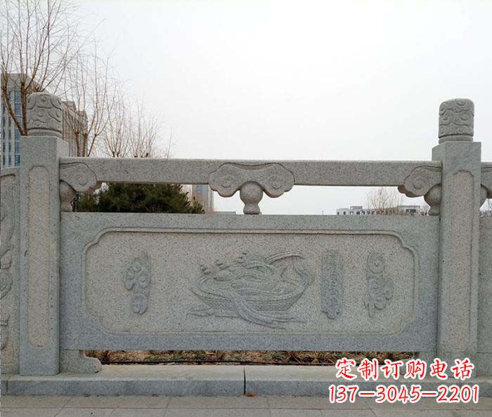 衢州公园户外栏板石雕