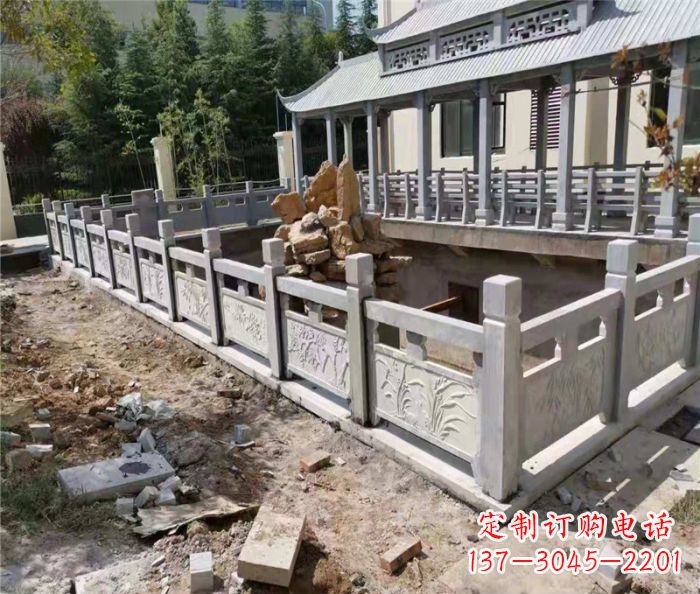 衢州精美大理石浮雕栏板,享受雕塑之美