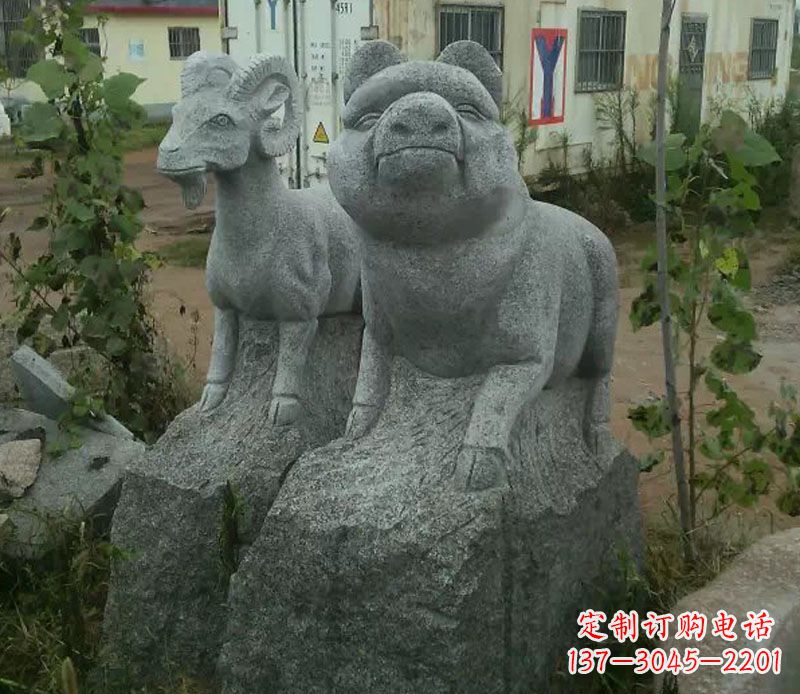 衢州优质动物猪石雕