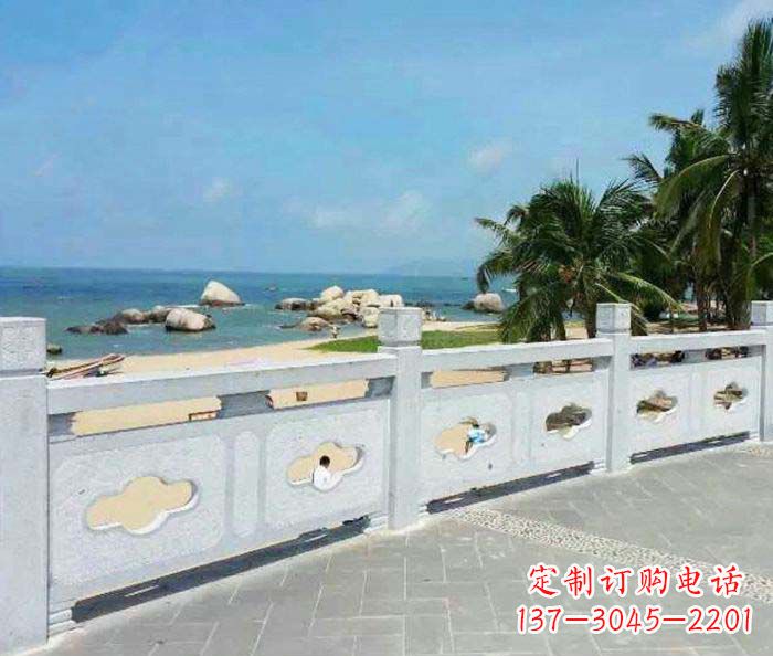 衢州公园石栏板大理石雕塑 (2)