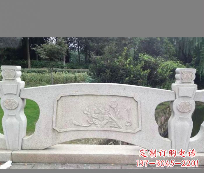 衢州公园石栏板大理石雕塑 (3)