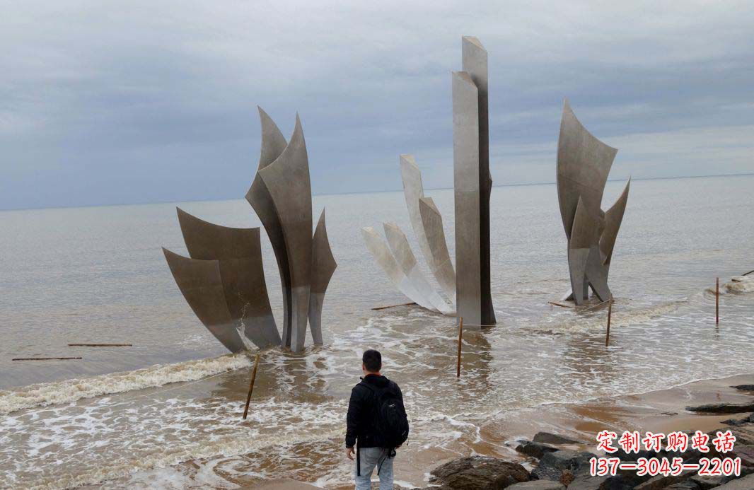 衢州海洋船帆雕塑——送给宁静海滩的时刻