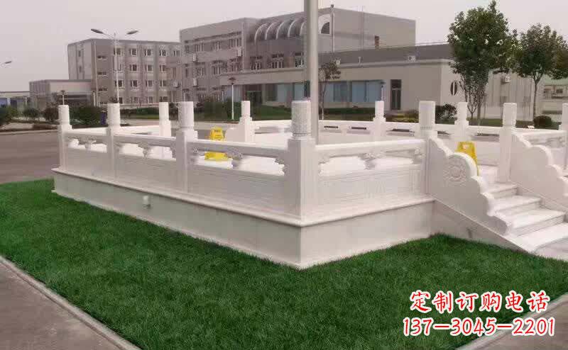 衢州完美艺术——汉白玉升旗台雕塑