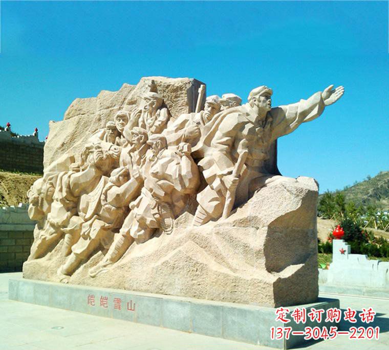 衢州荣耀红军,记录伟大历史——红军长征石雕
