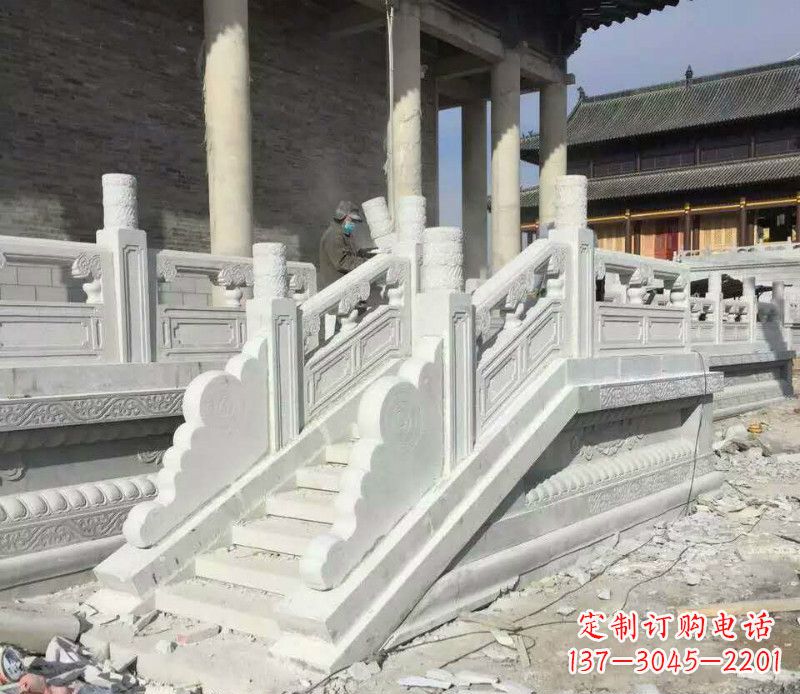 衢州大理石栏板石雕,精美绝伦,让建筑锦上添花