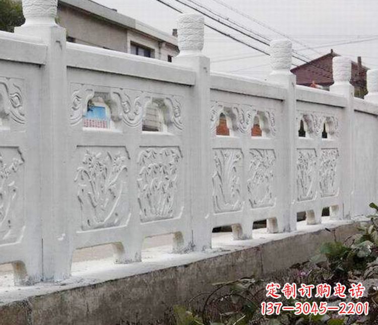 衢州优雅大理石栏板雕塑