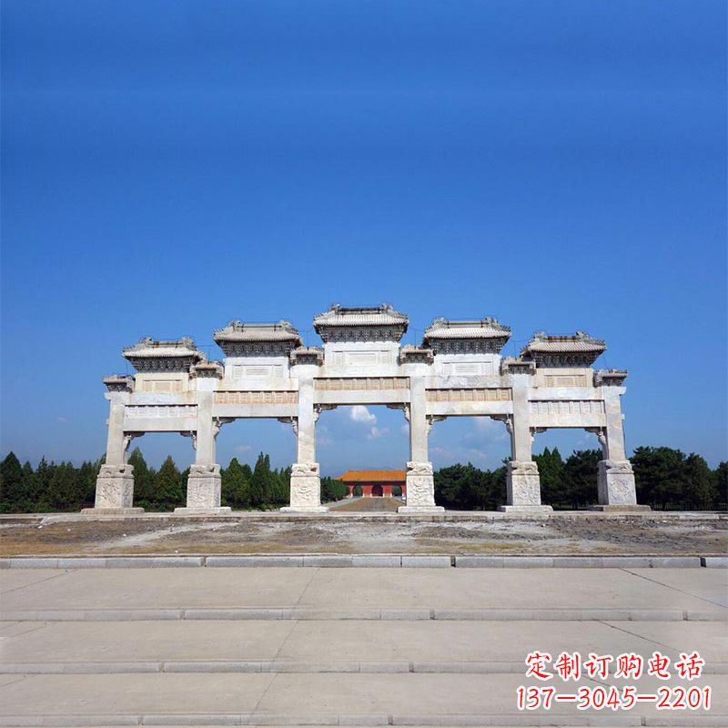 衢州山西景区牌楼石雕,让您的景区更加绚丽多彩