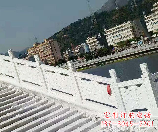 衢州景区汉白玉栏板石雕