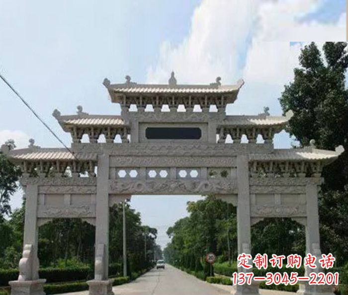 衢州高品质牌坊石雕，专为客户量身定制