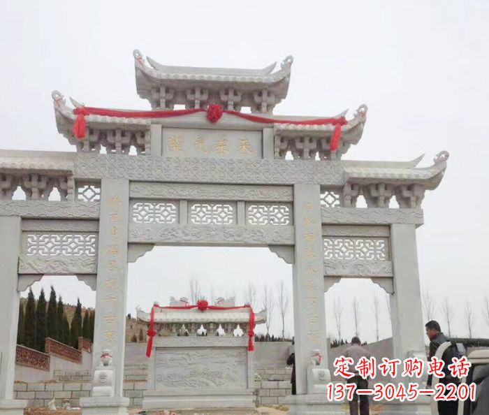 衢州中领雕塑专业定制牌坊石雕