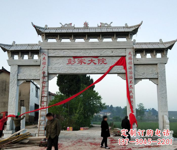 衢州中领雕塑：牌坊石雕精美纷呈