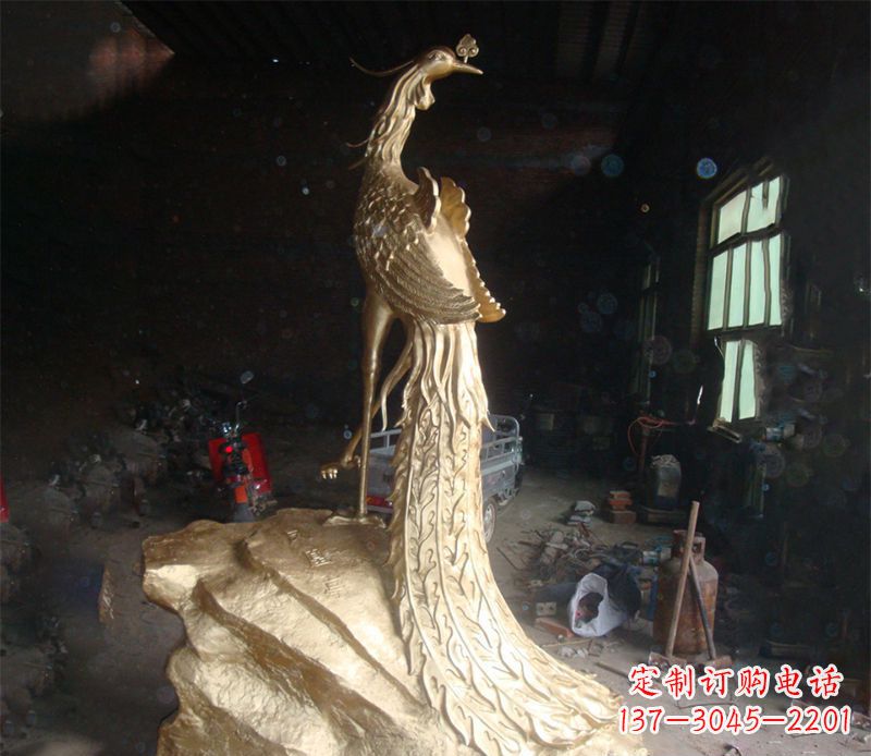 衢州孔雀雕塑