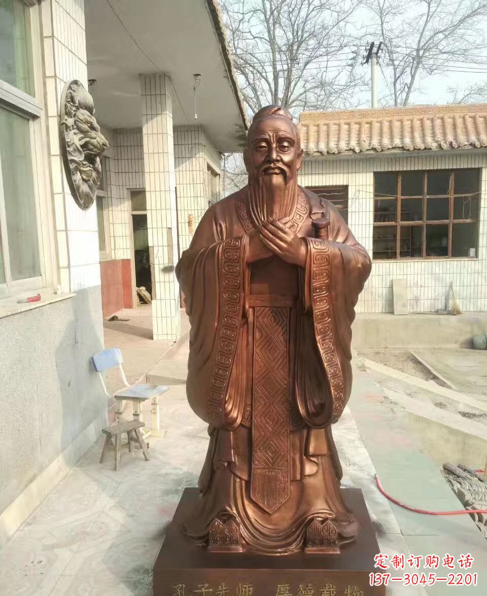 衢州孔子雕塑 (2)