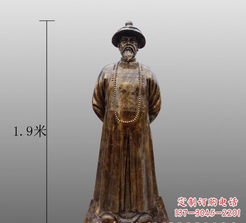 衢州为您量身定制林则徐铜雕像