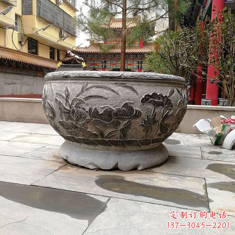 衢州青石仿古鱼缸