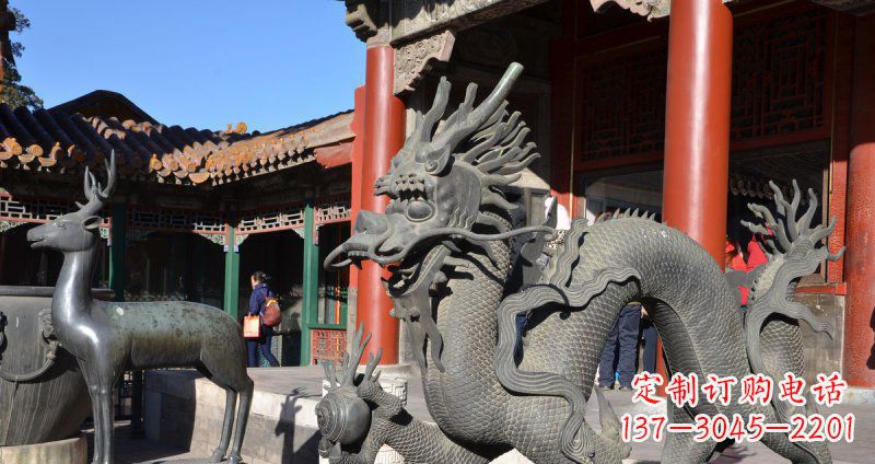 衢州中领雕塑厂家的青铜神龙雕塑,以神龙作为主…