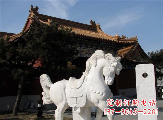 衢州石雕小马