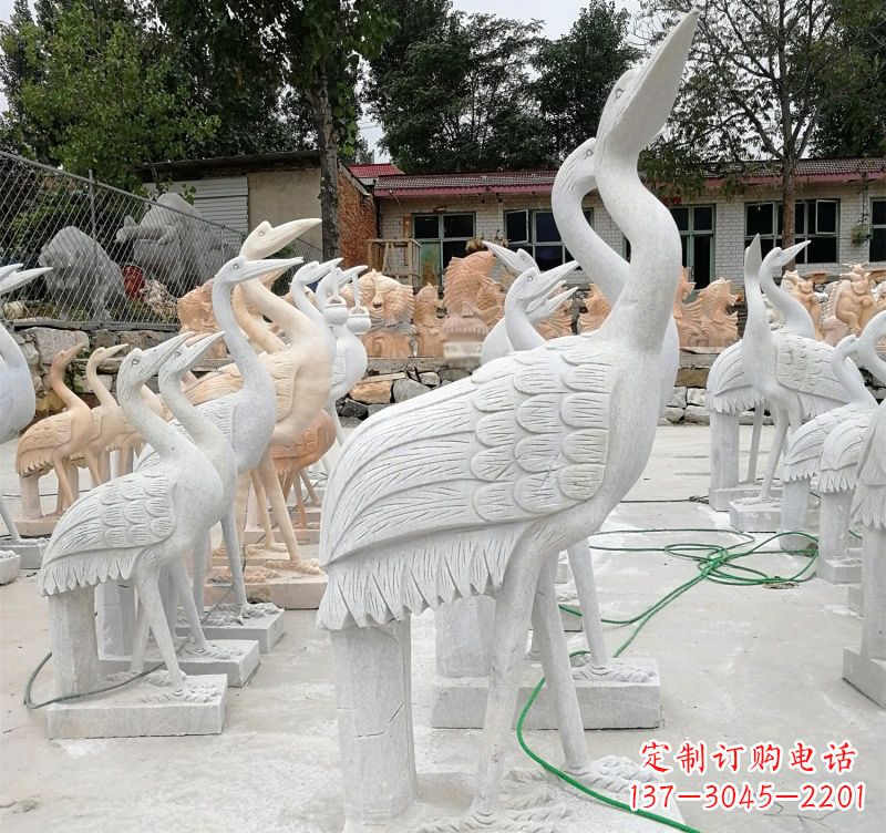 衢州石雕小仙鹤