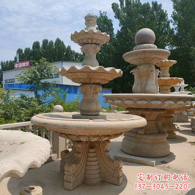 衢州石喷泉 石雕刻