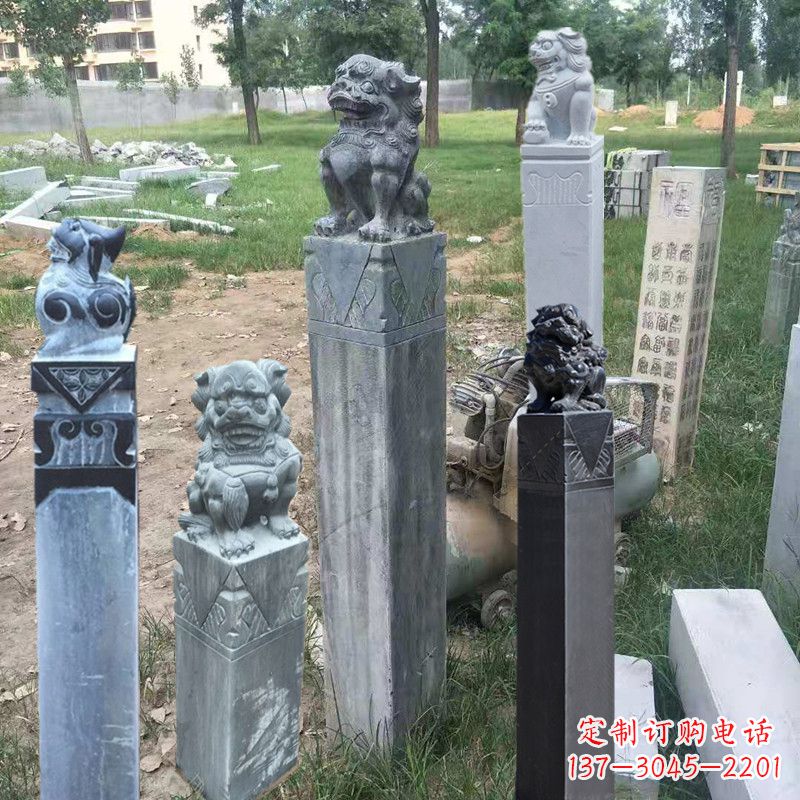 衢州石狮子拴马柱