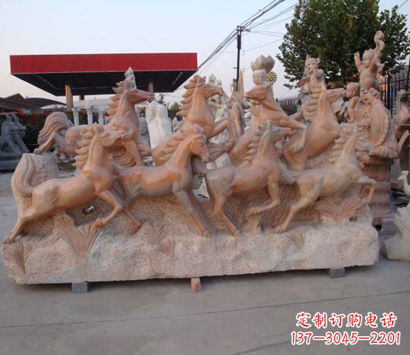 衢州石头奔马雕塑