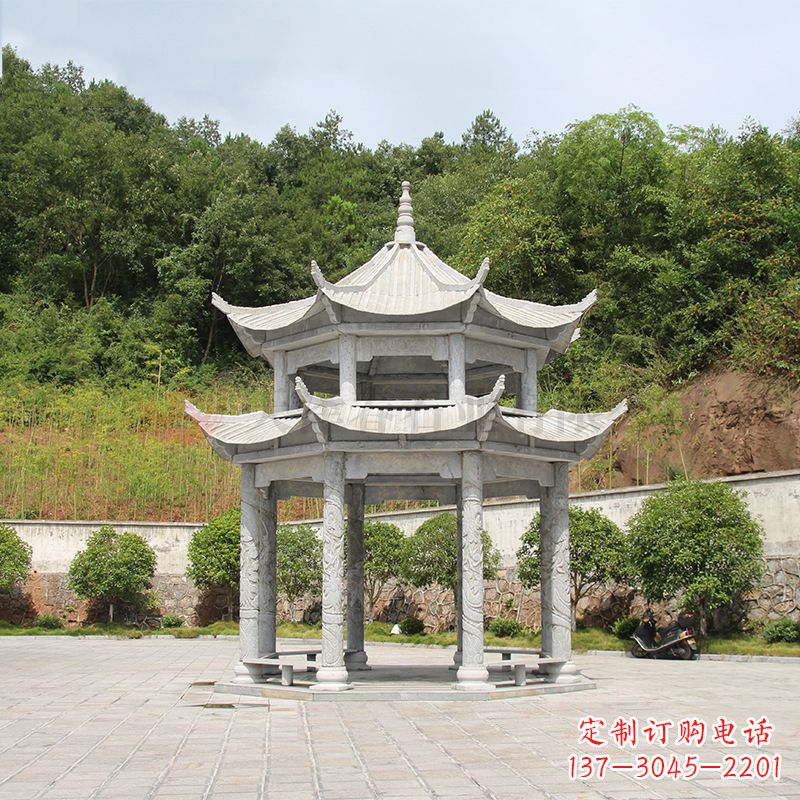 衢州双层庭院石凉亭
