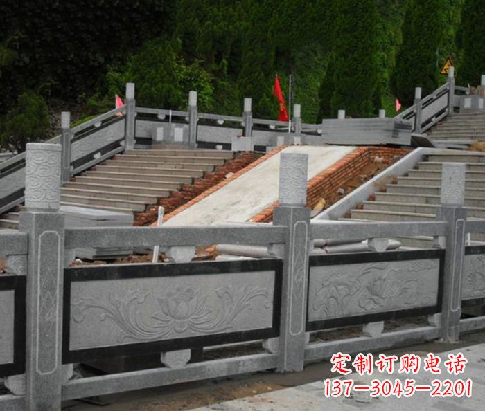 衢州寺庙景观仿古石栏板 (2)