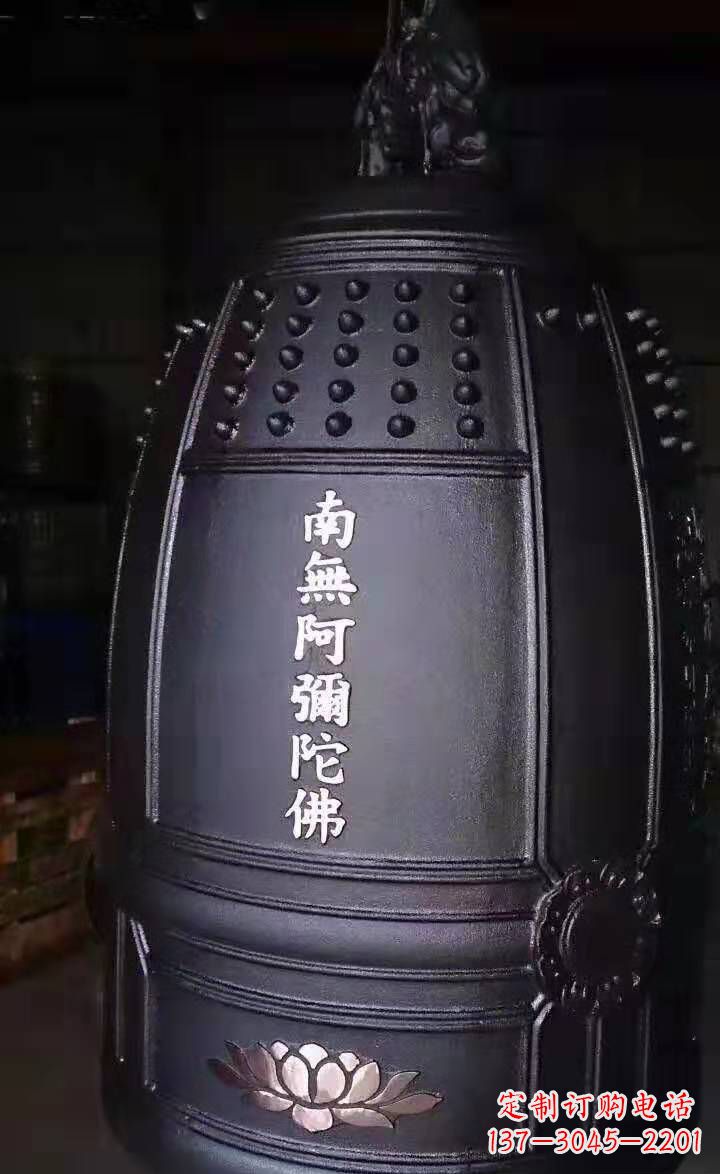 衢州寺庙铜钟雕塑户外景观雕塑