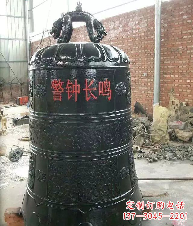 衢州寺庙铸铜钟铜雕 (4)