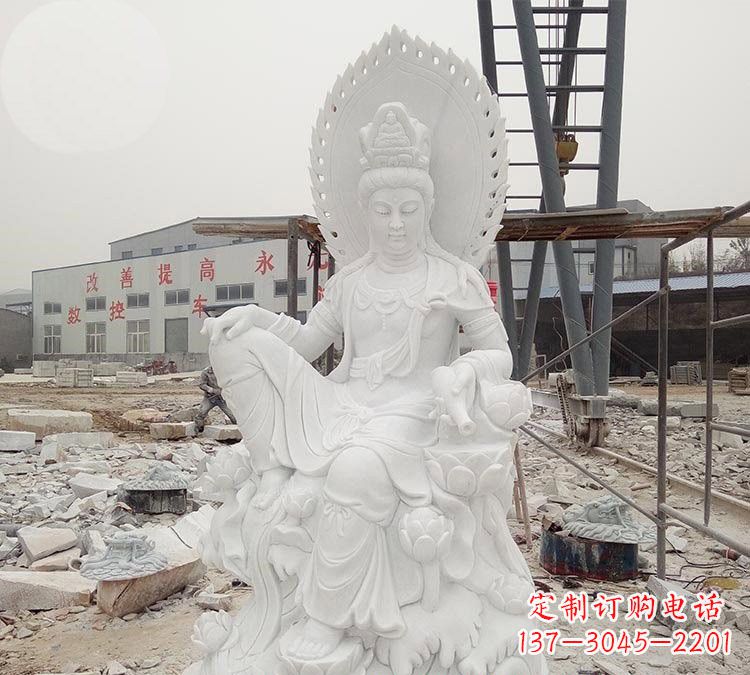 衢州寺庙自在观音雕像