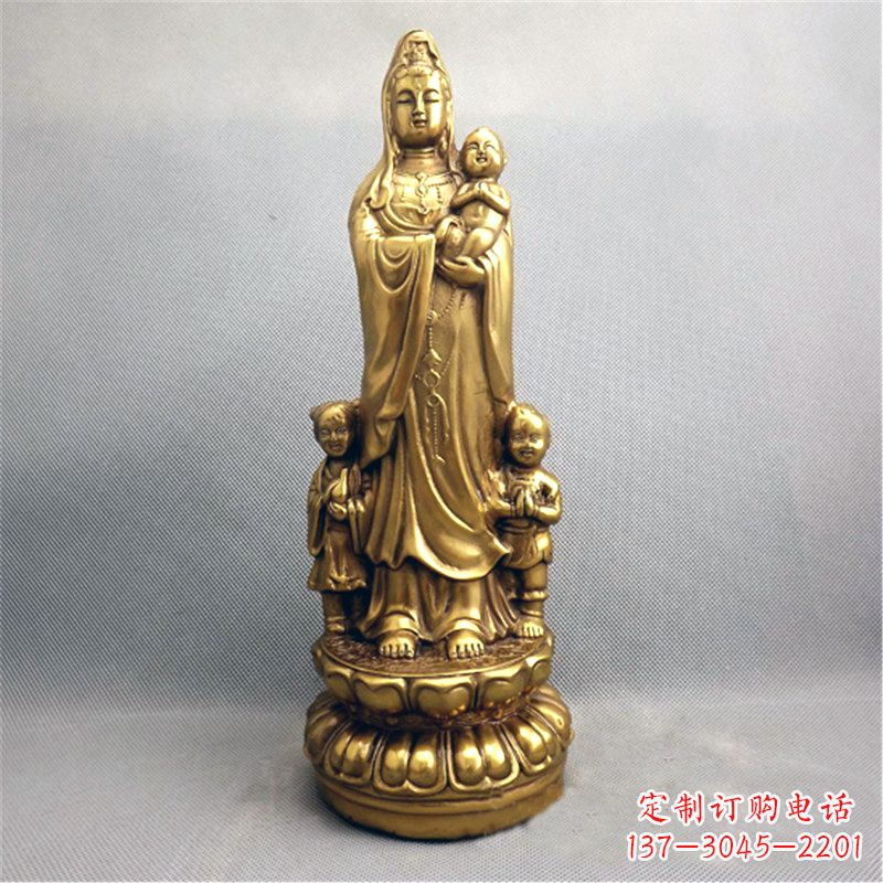 衢州送子观音纯铜雕塑