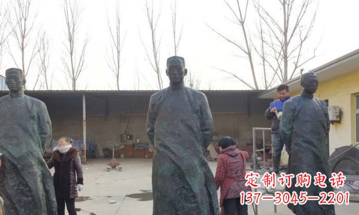 衢州陶行知人物铜雕 (3)