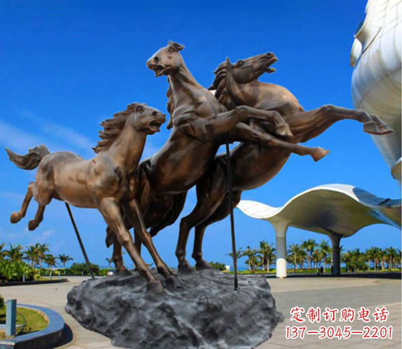 衢州铜雕飞马广场动物雕塑
