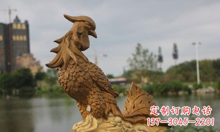 衢州铜雕凤凰古代神兽雕塑
