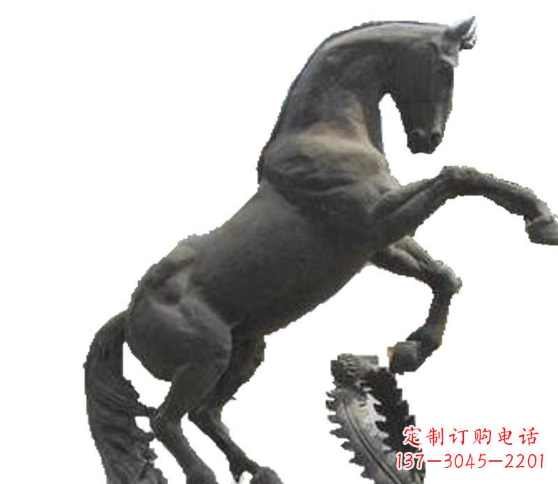 衢州铜雕广场街道景观摆件动物马雕塑