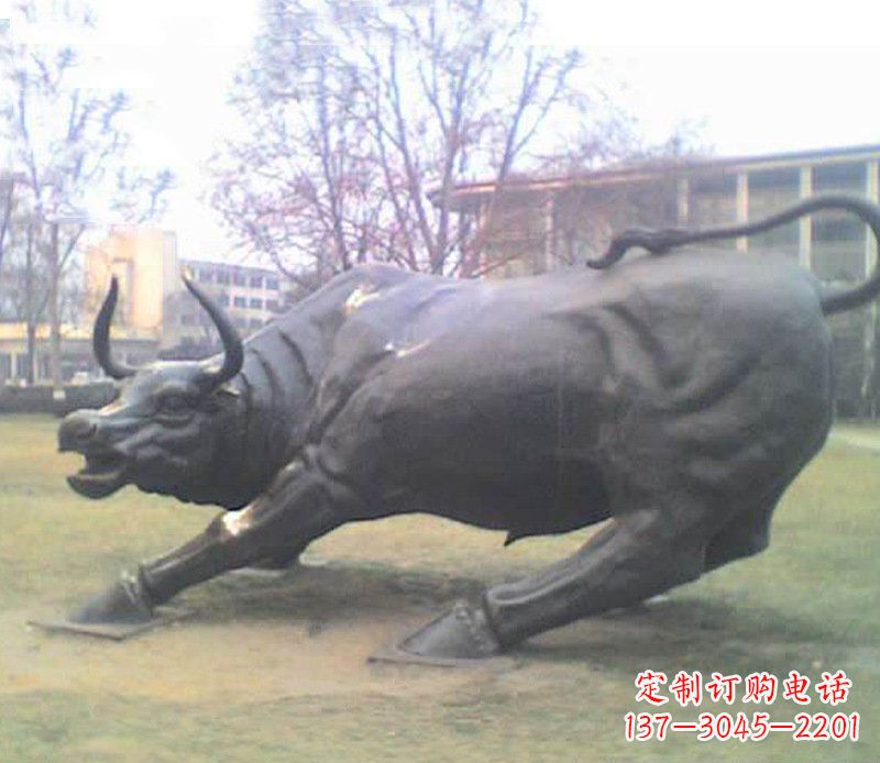 衢州铜雕牛广场动物景观摆件 (2)