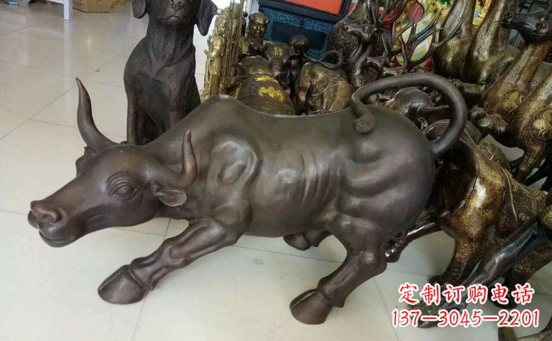 衢州铜雕牛广场动物景观摆件 (5)