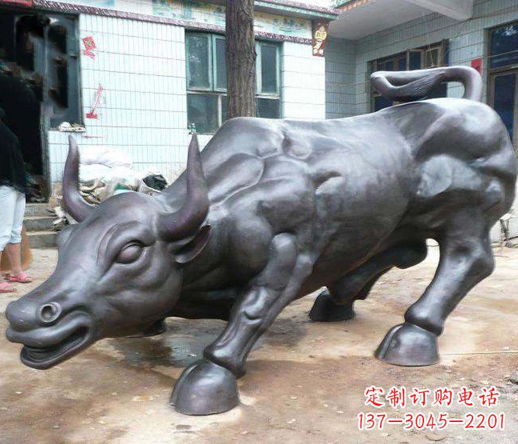 衢州铜雕牛广场动物景观摆件 (3)