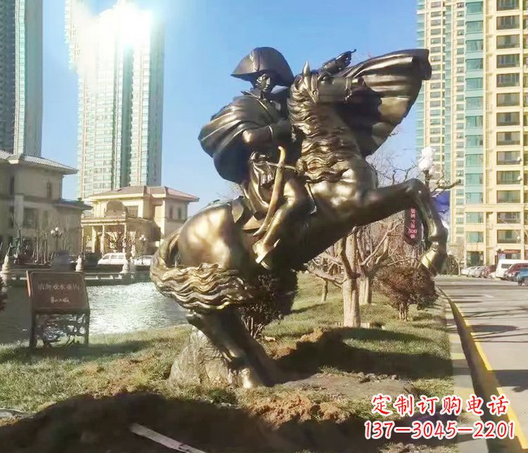 衢州铜雕西方骑马雕塑人物